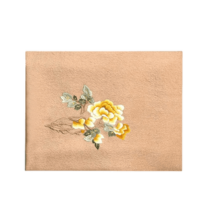 Handcrafted Su Embroidery Cashmere Scarf Warm Winter 200x70cm - SinoCultural -- HYFSJ022-2
