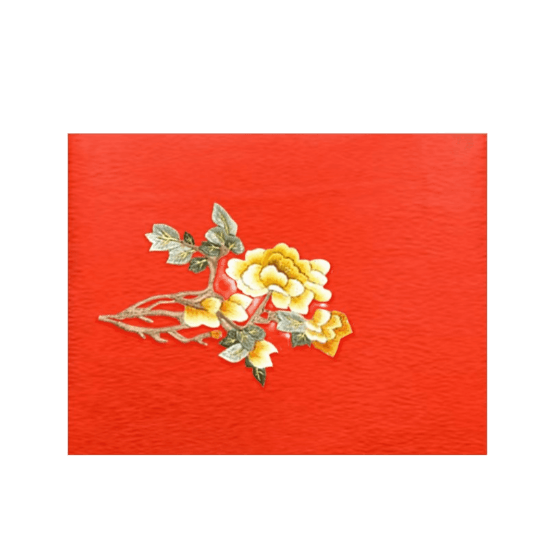 Handcrafted Su Embroidery Cashmere Scarf Warm Winter 200x70cm - SinoCultural -- HYFSJ022-2