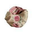 Handmade Su Embroidery 16 Momme Silk Scarf Peony 155x35cm - SinoCultural -- HYFSJ027A02