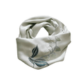 Handmade Su Embroidery 16 Momme Silk Scarf 155x35cm - SinoCultural -- HYFSJ033A01