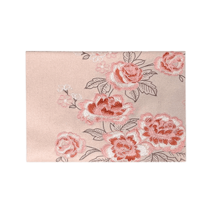 Embroidery 100% Pure Cashmere Scarf Pink Lotus 200x60 cm - SinoCultural -- HYFSJ038A04