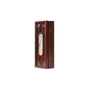 Handcrafted Embroidery Wisteria Cantonese Mansion Window Ornament - SinoCultural -- BXL06WCS174A04