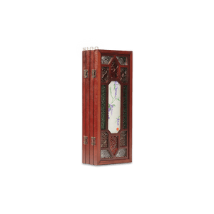Handcrafted Embroidery Wisteria Cantonese Mansion Window Ornament - SinoCultural -- BXL06WCS174A04