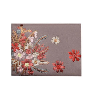 Handcrafted Su Embroidery Cashmere Scarf Luxury Gift Box 200x70cm - SinoCultural -- HYFSJ013-3