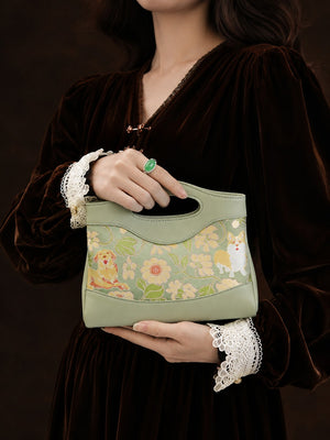 Heritage Song Brocade New Chinese Style Nano Bag-Spring Day Warm Sun-brocademodern