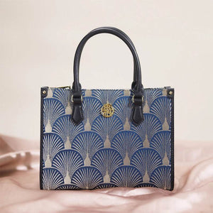Embroidery Leather Elegant Commute Crossbody Tote Bag - SinoCultural -- SC1752-A2