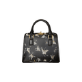 Brocade Boston Black Bag Butterfly Designer Women Handbag - SinoCultural -- JD170615-1