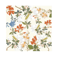 National Museum Floral Silk Square Scarf Four Seasons 53 x 53 cm - SinoCultural -- LS039-1