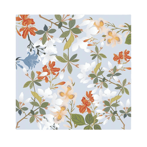 National Museum Floral Silk Square Scarf Four Seasons 53 x 53 cm - SinoCultural -- LS039-1