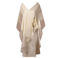 Handcrafted Su Embroidery 16 Momme Silk Scarf Shawl 190x65cm - SinoCultural -- LS062-2