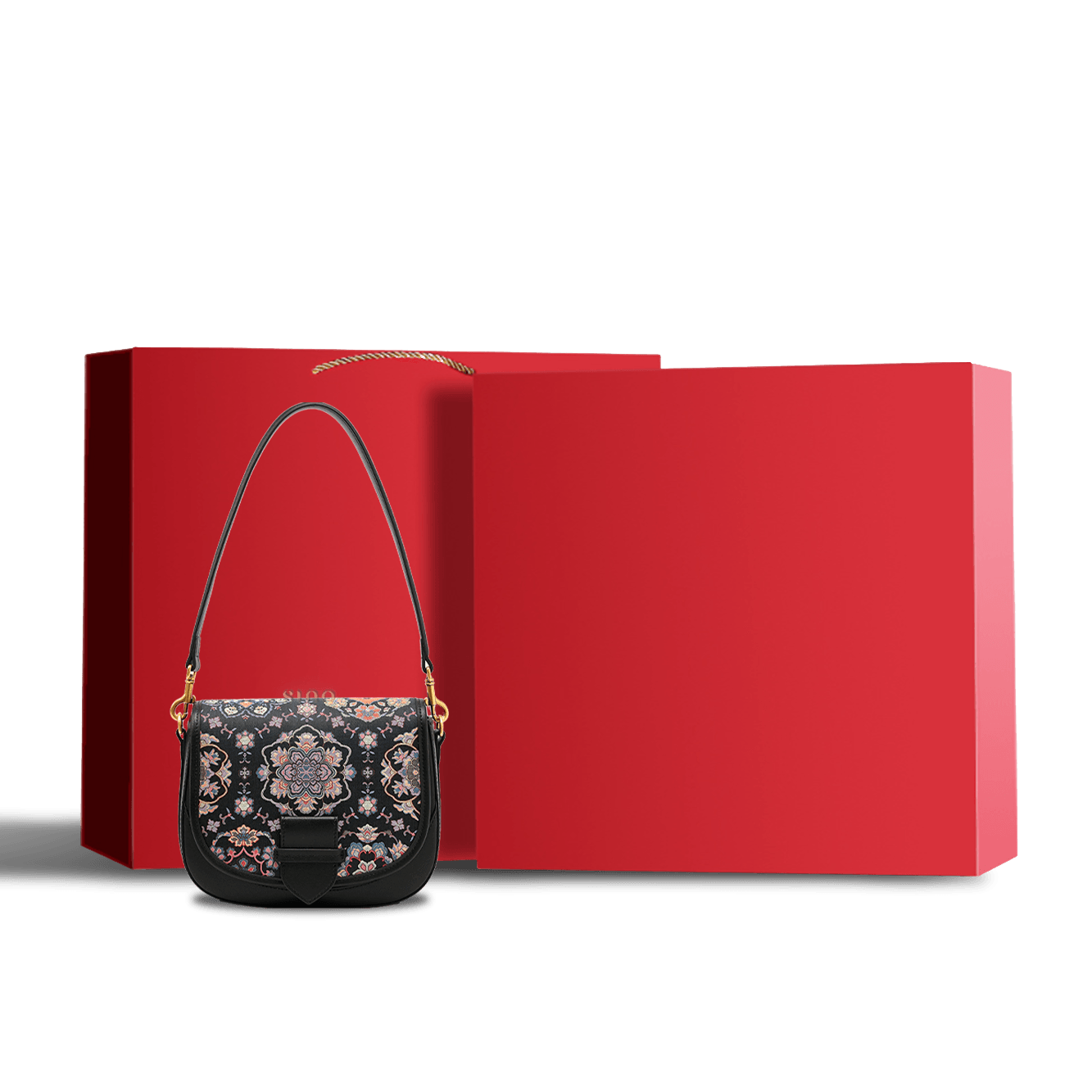 Song Brocade Silk Messenger Bag – Baoxiang Leather Crossbody - SinoCultural -- FJ220678-2