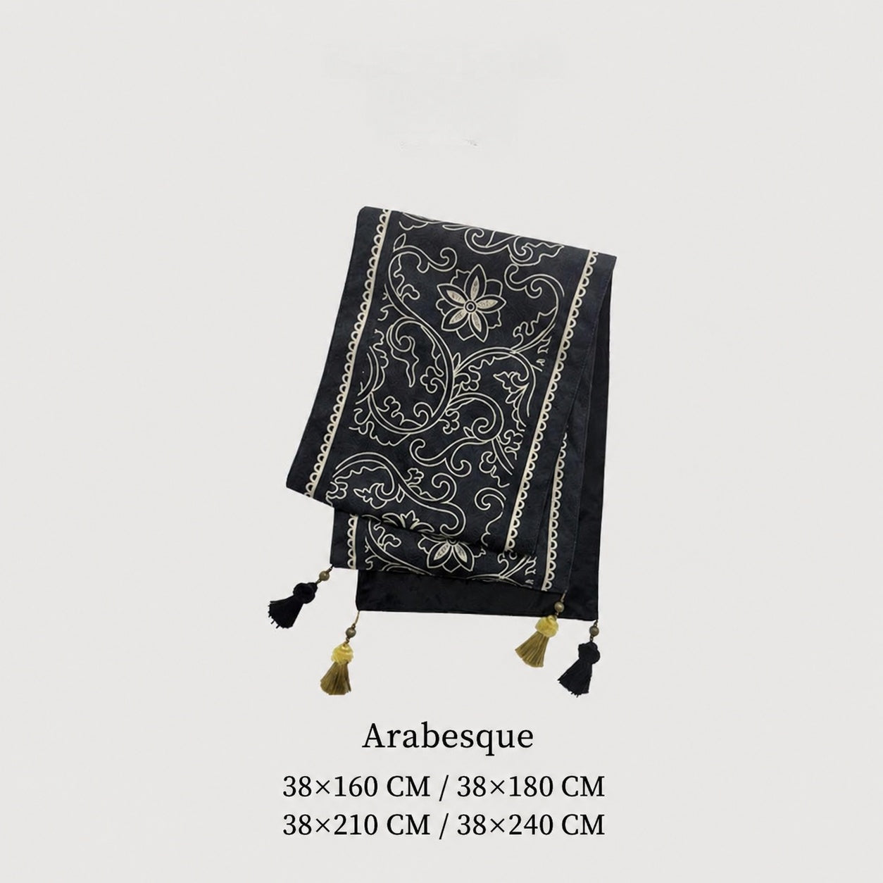 Close view of decorative rug showing oriental motif texture and soft interior styling detail featuring Arabesque Heritage