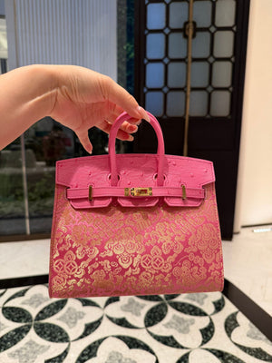 Chinoiserie Luxury Song Brocade Top-Handle Bag — 12 Chinese Zodiac Motifs & Prosperity Fortune Pattern-brocademodern
