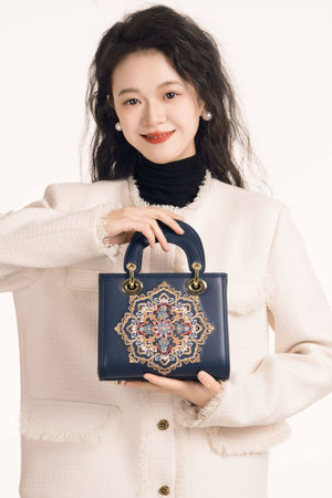 Heritage Embroidered New Chinese Style Diana Bag – baoxiang blossom-brocademodern