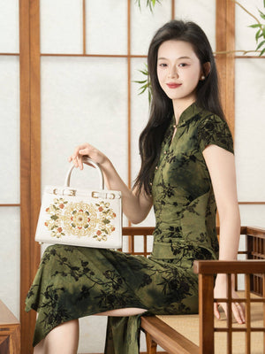 Baoxiang Flower Embroidered Tote Bag | New Chinese Style Women’s Bag-brocademodern
