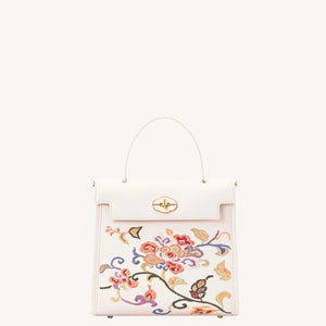 Gu (古) Embroidered Kelly Bag | Chinese-Style Handbag & Crossbody | Brocade Modern