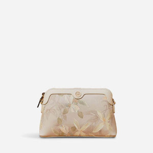 Mulberry Silk Leather Exquisite Jacquard Clutch Bag - SinoCultural -- P170029