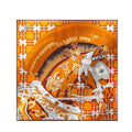 Mulberry Silk 14 Momme Silk Square Scarf 88x88 cm - SinoCultural -- CXFJ010