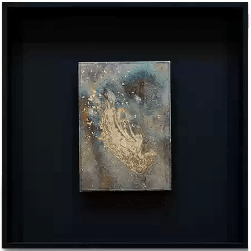Intangible Heritage Dunhuang Foil Burning Handcrafted Wall Art - SinoCultural -- JN1105-A1