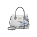 Leather Gardenia Floral Women's Crossbody Handbag - SinoCultural -- P120201