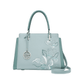 Embroidery Leather Magnolia Crossbody Tote Bag Women Handbag - SinoCultural -- P120335-2