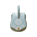 Brocade Jacquard Green Floral Designer Saddle Bag - SinoCultural -- P1206260402LG-1