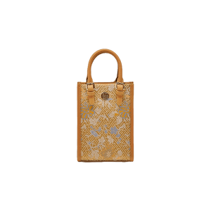 Song Brocade Mulberry Silk Retro Shoulder Handbag - SinoCultural -- P120639