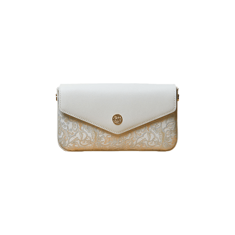 Brocade Jacquard Chic Elegant Lady Blue Evening Clutch Bag - SinoCultural -- P120646004LG-1