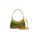 Chinese Painting Xiangyunsha Silk Shoulder Bag Designer Handbag - SinoCultural -- P170083