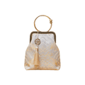 Brocade Jacquard New Chinese Style Kiss Lock Purse - SinoCultural -- P17062204
