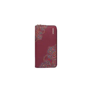 Chinese Style Leather Red Wedding Women's Wallet - SinoCultural -- P201412-1