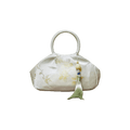 Brocade Chinese Style Bag Floral Green Handbag - SinoCultural -- P27061604-4