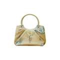 Jacquard Mulberry Silk Fresh Crossbody Handbag - SinoCultural -- P270617-1