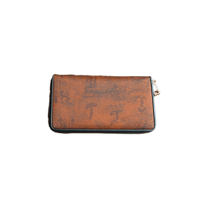 Xiangyunsha Silk Cloud Brocade Heritage Clutch Wallet - SinoCultural -- PWCD196-1