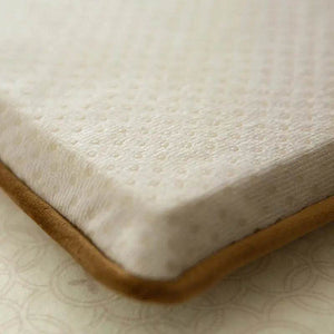 Chinoiserie Classical Sprout Yellow Short Plush Chair Cushion - SinoCultural -- SC018A38