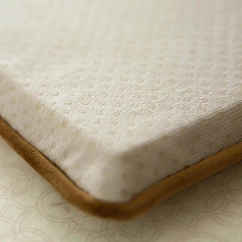 Chinoiserie Classical Sprout Yellow Short Plush Chair Cushion - SinoCultural -- SC018A38