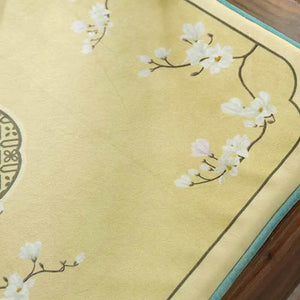 Chinoiserie Classical Windows Short Plush Chair Cushion - SinoCultural -- SC030A38