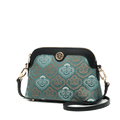 Embroidery Leather Shoulder Shell Bag Auspicious Clouds - SinoCultural -- SC1605-Q1
