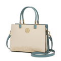 Embroidery Leather Ladies Tote Bag Chinese Style Handbag - SinoCultural -- SC1611-B2