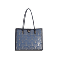 Embroidery Leather Elegant Single Shoulder Tote Bag with a Pocket - SinoCultural -- SC1750-A3