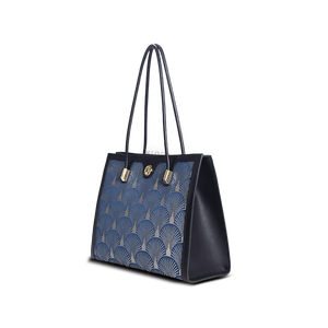 Embroidery Leather Elegant Single Shoulder Tote Bag - SinoCultural -- SC1750-A2