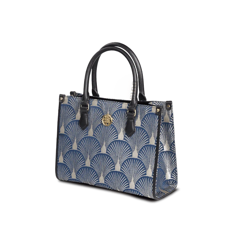 Embroidery Leather Elegant Commute Crossbody Tote Bag - SinoCultural -- SC1752-A2