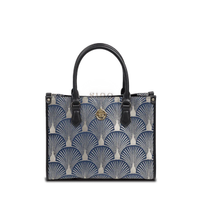 Embroidery Leather Elegant Commute Crossbody Tote Bag - SinoCultural -- SC1752-A3