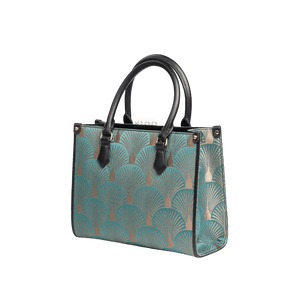 Embroidery Leather Elegant Commute Crossbody Tote Bag - SinoCultural -- SC1752-A3