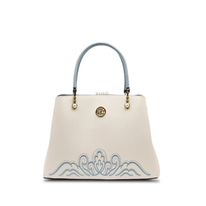 Embroidery Genuine Leather Elegant Crossbody Bag - SinoCultural -- SC1753-A4