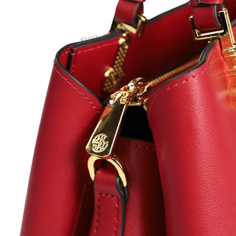 Embroidery Genuine Leather Elegant Crossbody Bag - SinoCultural -- SC1753-A4