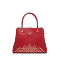 Embroidery Genuine Leather Elegant Crossbody Bag - SinoCultural -- SC1753-A4