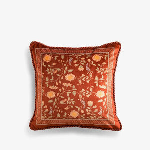 Chinoiserie Red Elegance Wedding Sofa Pillow Cushion - SinoCultural -- SJZBZ044A01