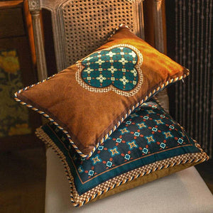 Chinoiserie Classic Retro Luxurious Throw Pillow - SinoCultural -- SJZBZ054A01