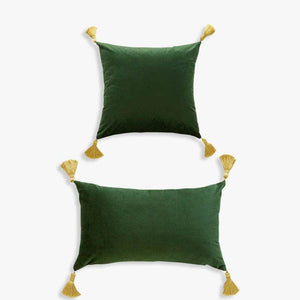 Chinoiserie Dark Green Luxurious Throw Pillow - SinoCultural -- SJZBZ060A01